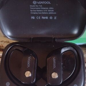 VEATOOL T17 Wireless Earbuds in Black